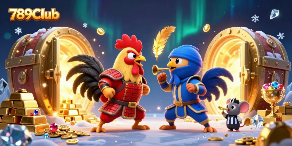 Experience dynamic gaming action with 789Club's thrilling rooster showdown in 3D!