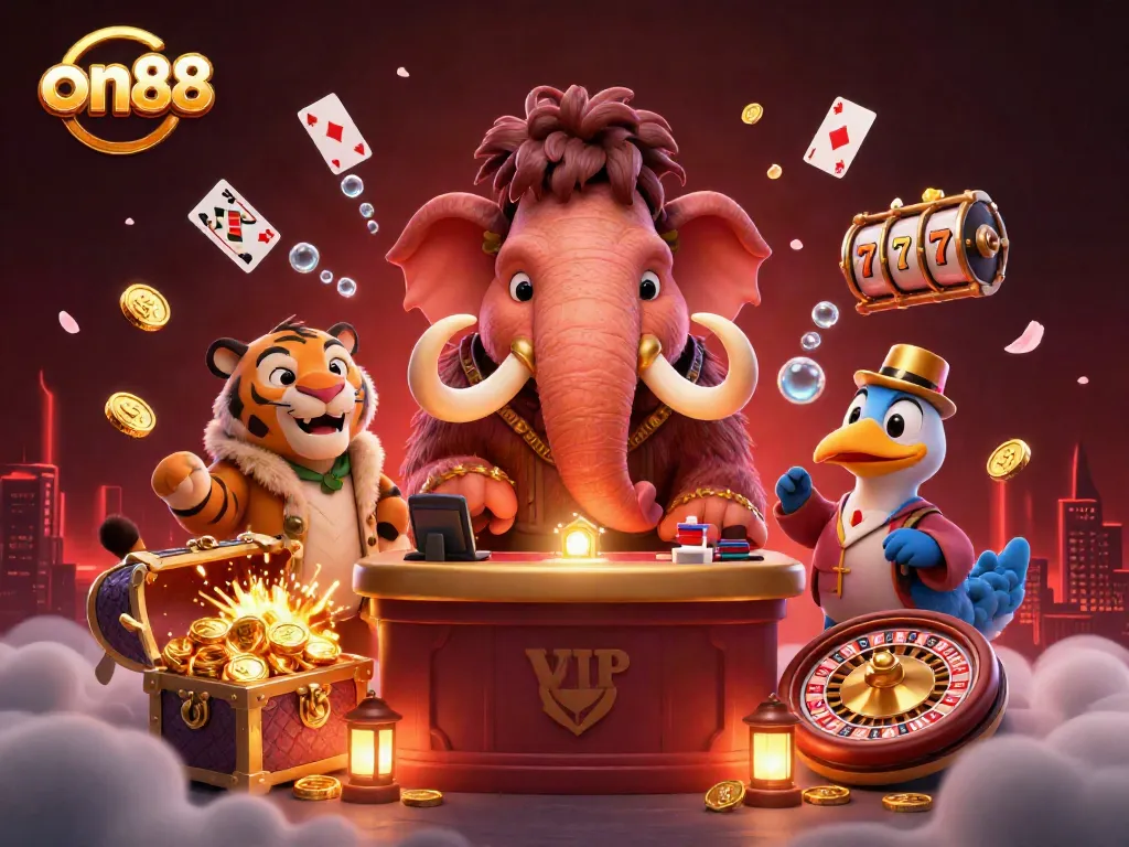 Experience the excitement at on88, where a mammoth bouncer checks IDs and VIPs enjoy the thrill of winning at gaming.