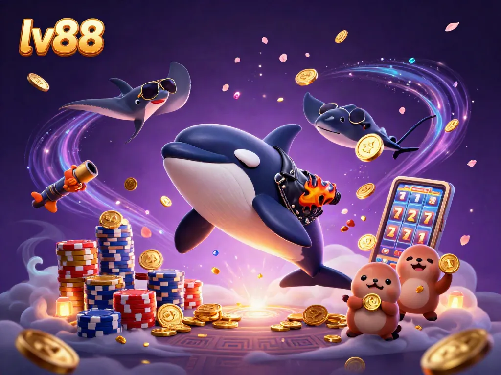 Spin the reels at lv88 for exciting wins with animated characters and gold coins.