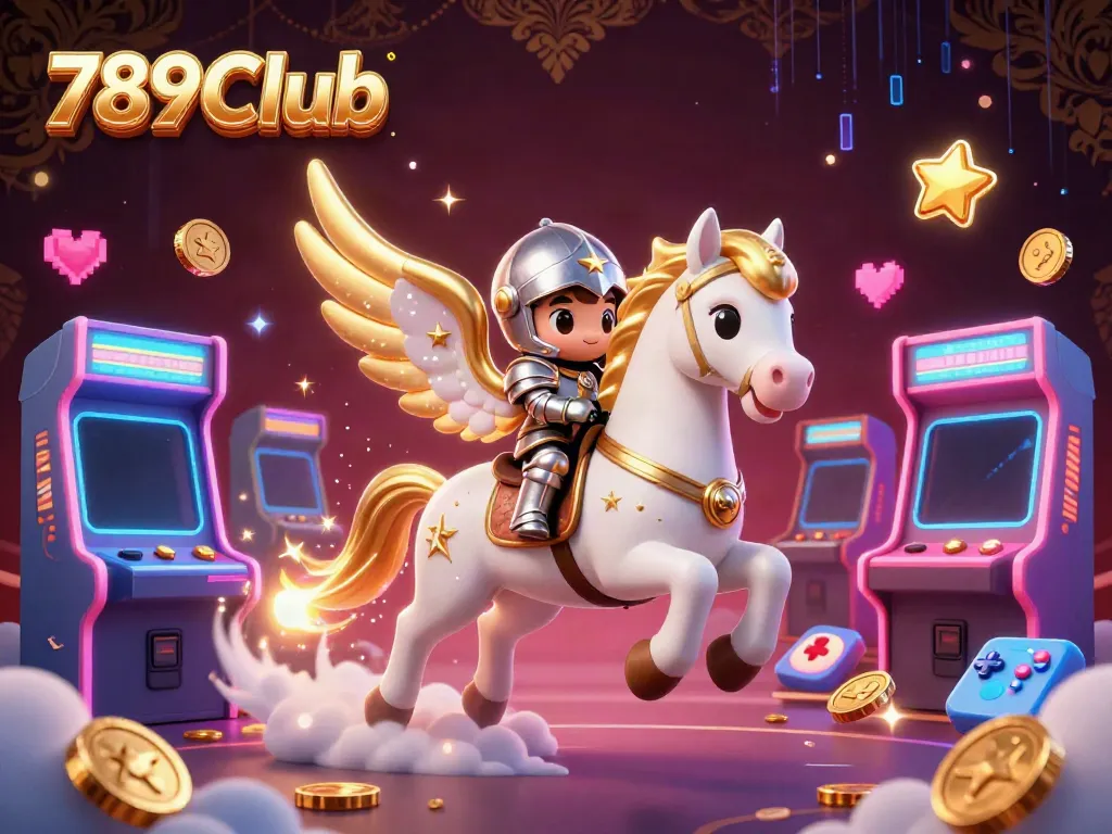 Win big at 789Club with a fantasy-themed gaming adventure featuring vibrant arcade elements
