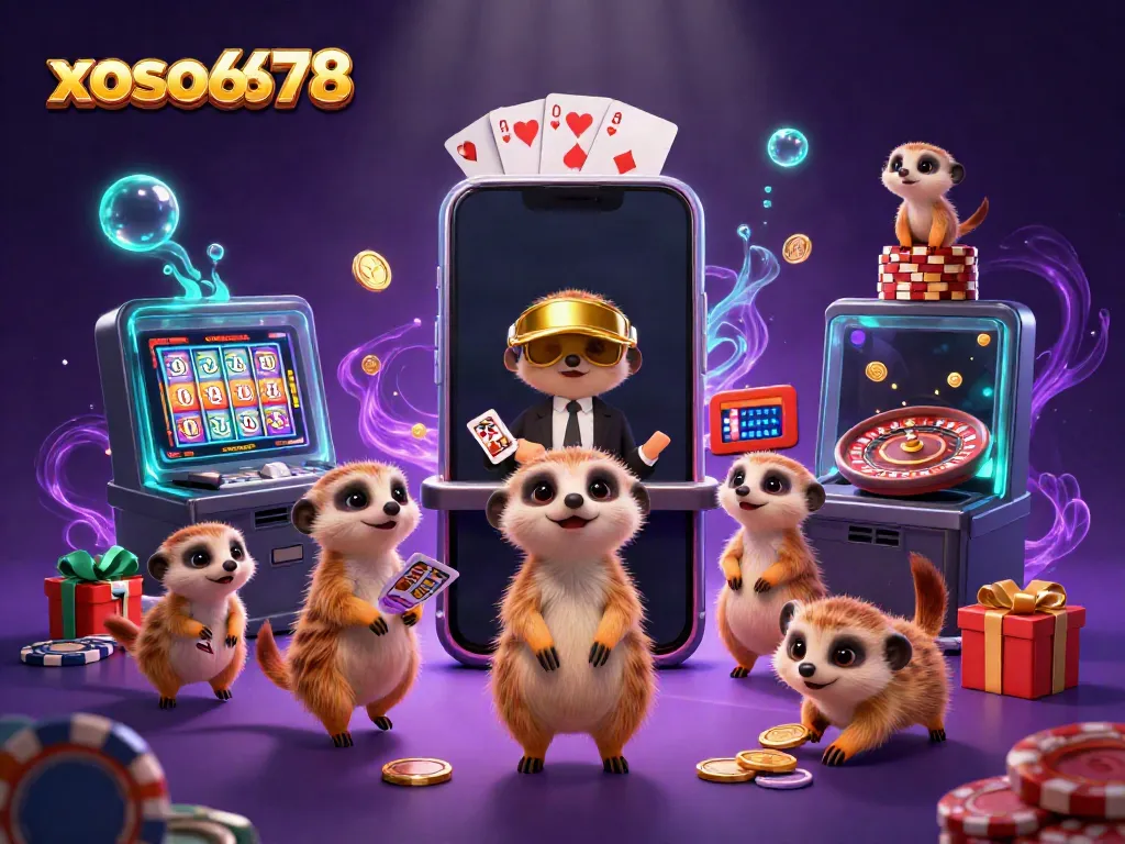 Experience thrilling casino action at xoso6678 with meerkats managing games and players