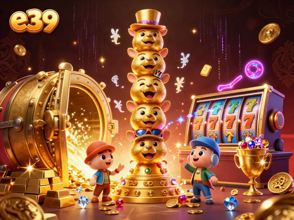 Engage with the vibrant world of e39 casino games featuring dynamic totem elements and treasure.