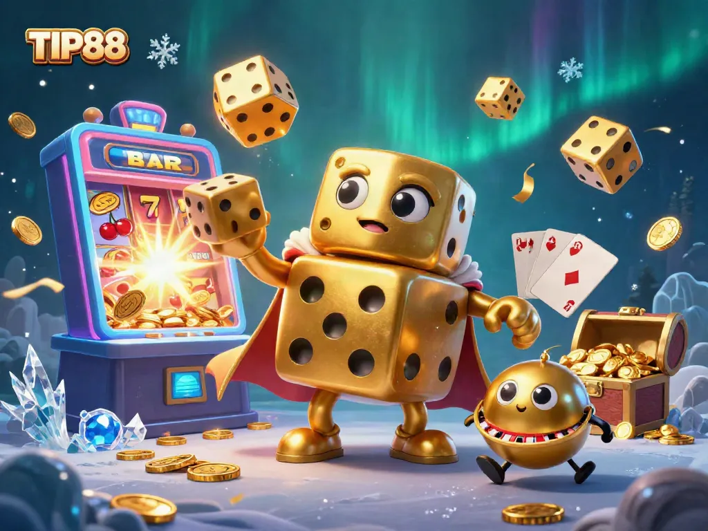 Experience exciting gaming thrills at TIP88 with our colorful 3D casino promotion.