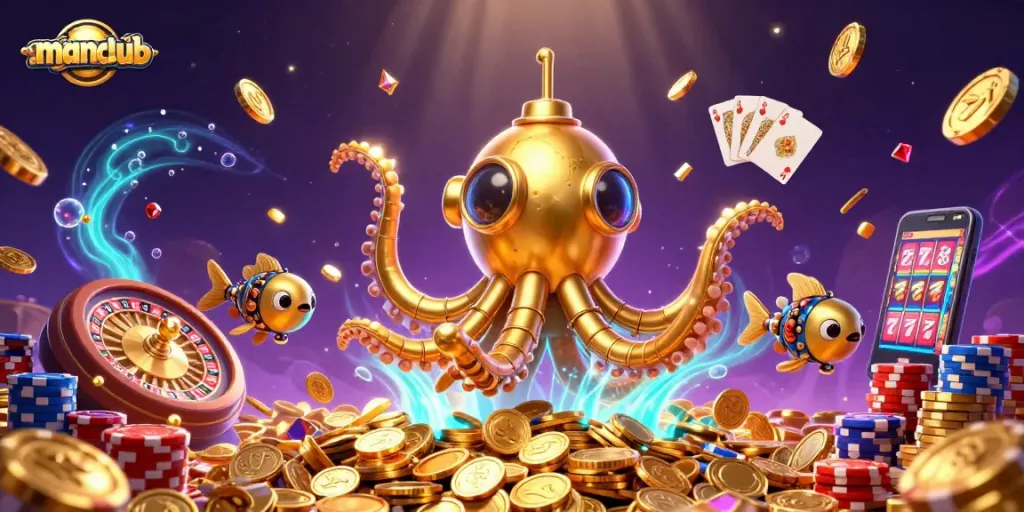 Win big with manclub's thrilling online casino featuring vibrant underwater themes.