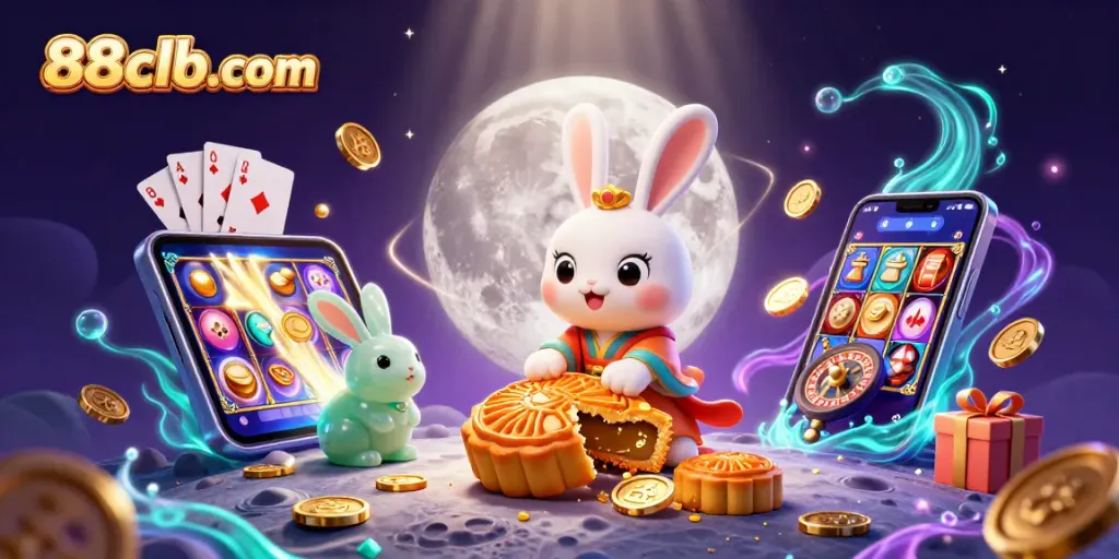 Experience winning with 88clb-com in a vibrant casino scene featuring dynamic game elements.