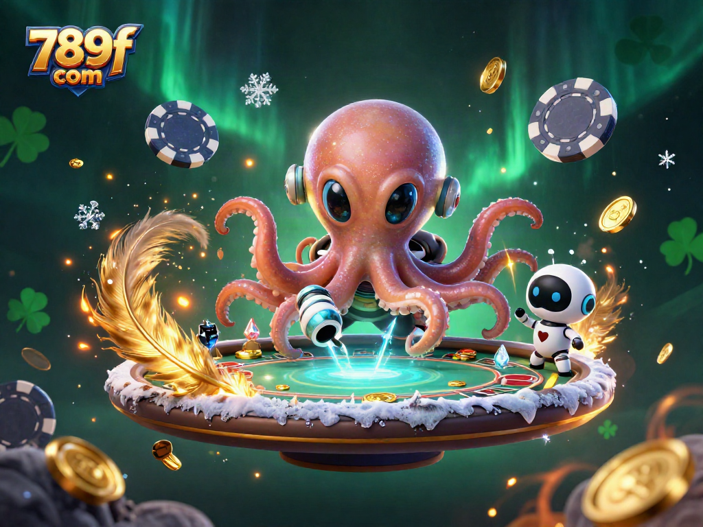 Play exciting games at 789f com with a vibrant alien poker scene and dynamic characters.