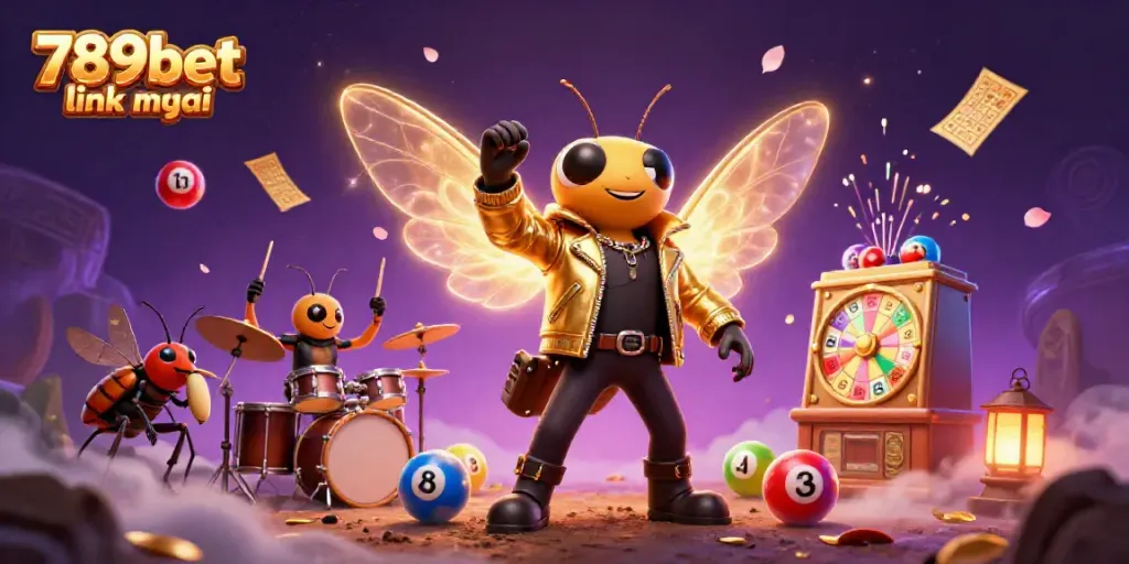 Experience the excitement of 789bet link mới with dynamic casino-themed characters and colorful game elements.