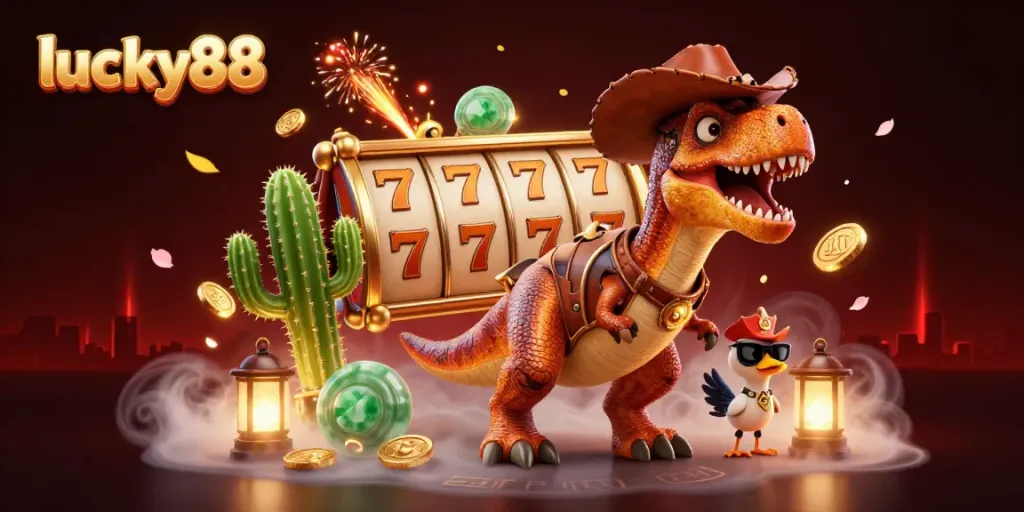 Experience the thrill of lucky88 with vibrant casino action featuring epic 3D characters.
