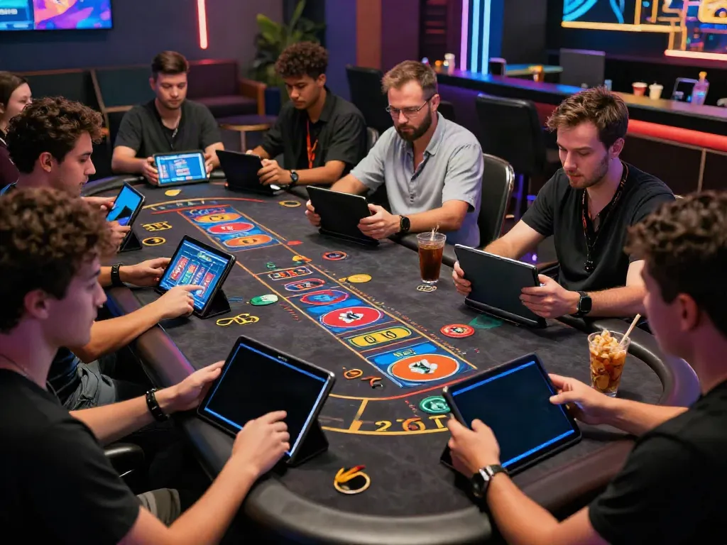Exciting gaming experience at Sunwin with players enjoying various online casino games.