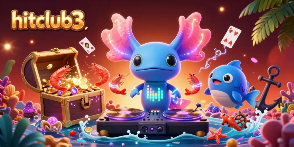 Engage in thrilling gameplay at hitclub3 with vibrant underwater scenes featuring magical creatures and dazzling treasures.