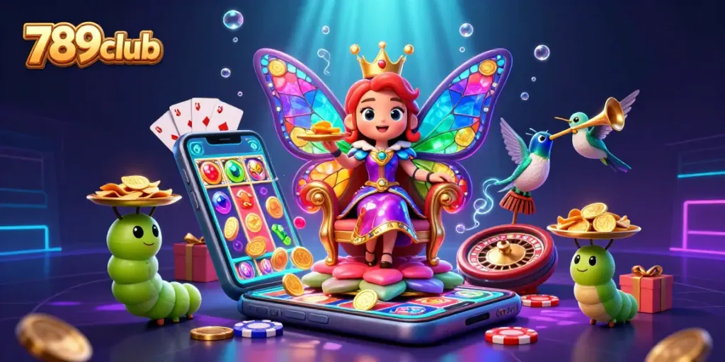 Engage with the exciting 789club gaming world featuring vibrant slots and casino elements.