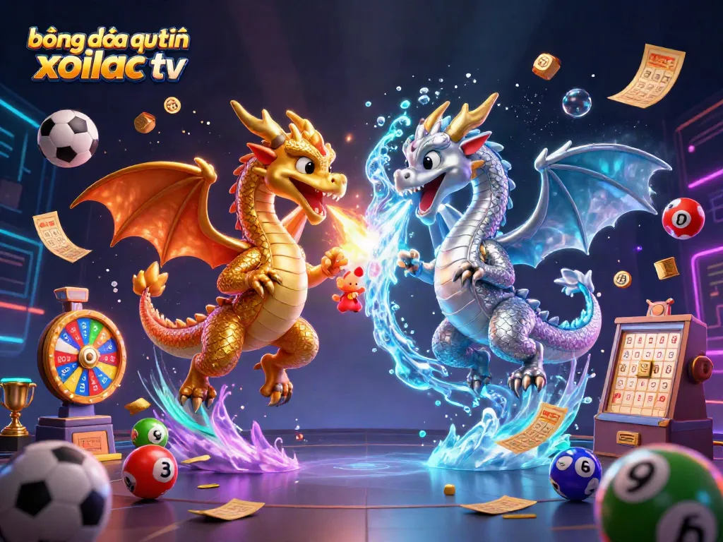 Experience thrilling sports action with bóng đá trực tuyến xoilac tv as dynamic dragons represent the excitement of online betting.