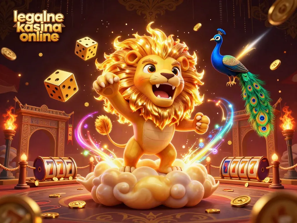 Experience winning thrills at legalne kasyna online with vibrant 3D illustration of casino elements.
